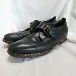 Cole Haan Black Leather Oxfords Sleek Design